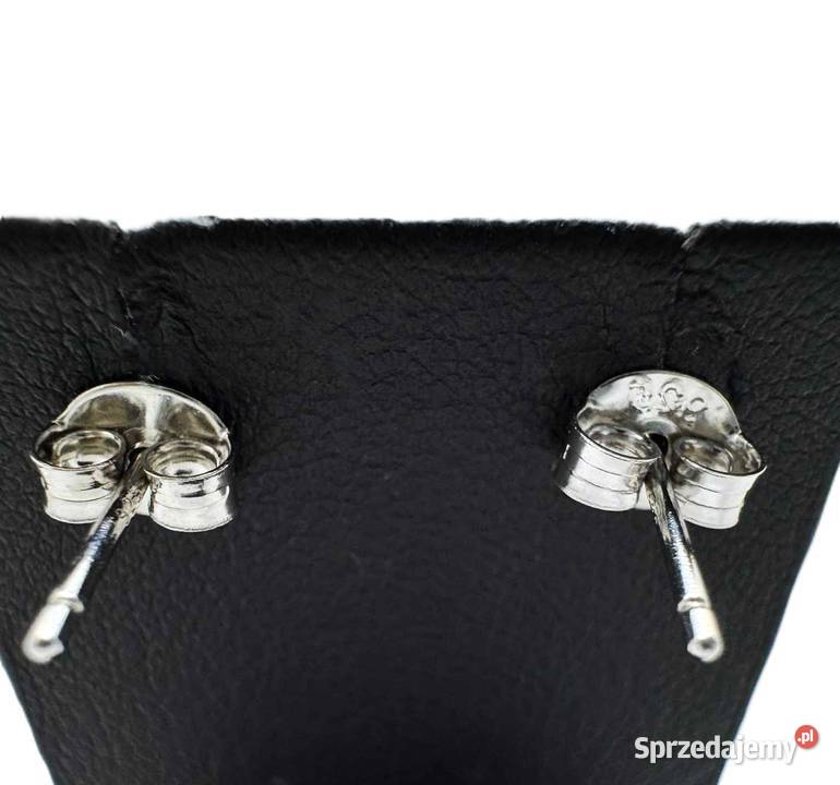 Nowe Srebrne Kolczyki Rodowane pr 925 175g srebro warmińsko-mazurskie Elbląg