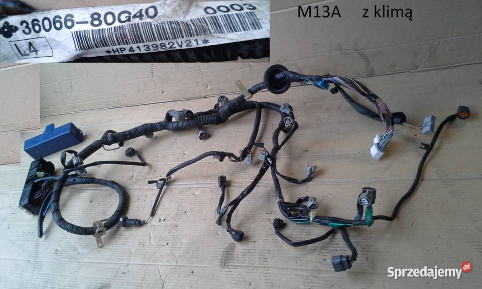 Suzuki Ignis FH 0003 Wiązka instalacyjna silnika osobowe Legnica