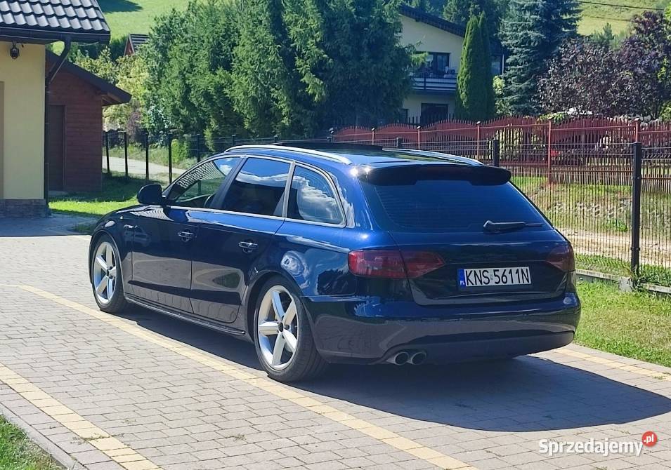 Audi a4b8 Quatrosportowe zawieszenie podniesiona A4 Nowy Sącz