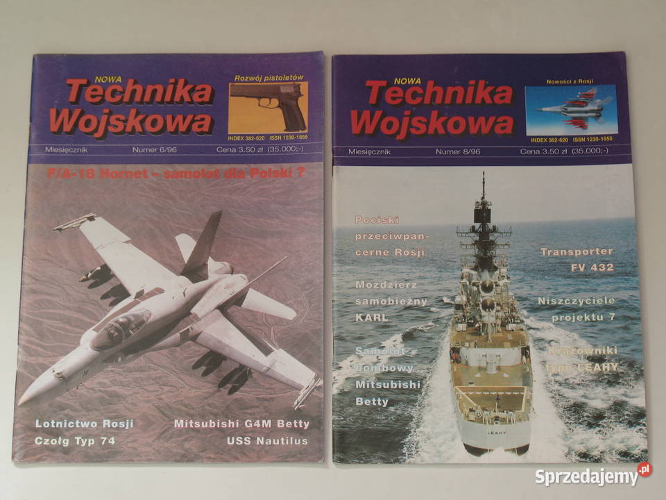 Technika Wojskowa rocznik 1996 10 numerów Kraków