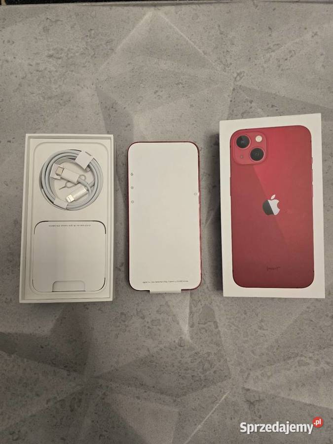 IPhone 13 128Gb Red kondycja 89 stan Perfekcyjny opolskie Nysa sprzedam