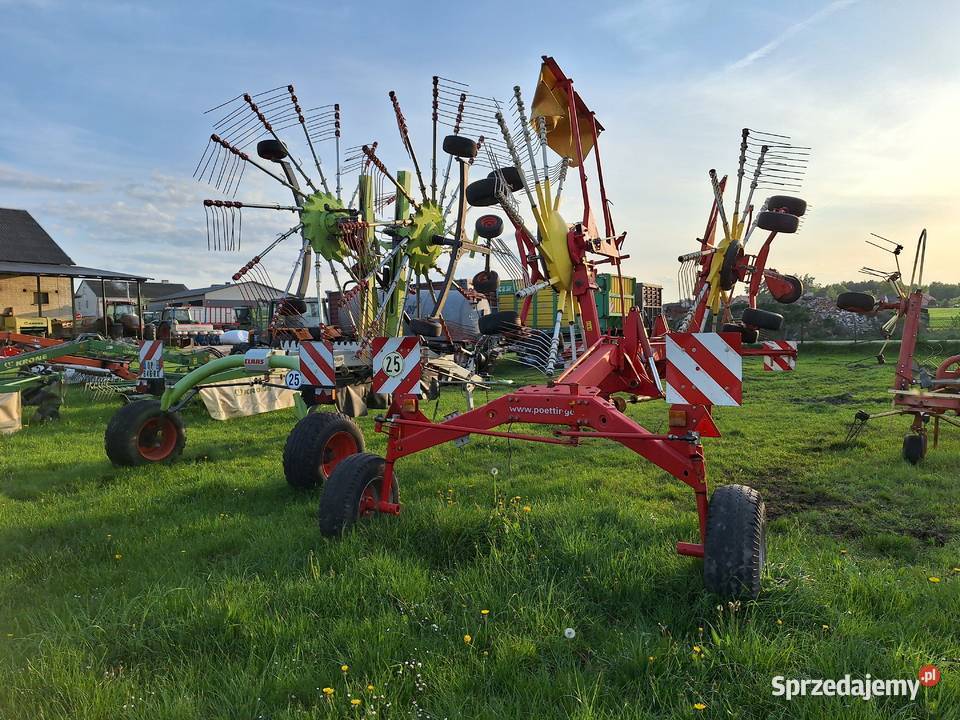 Zgrabiarka dwukaruzelowa Pottinger Krone claas Łomża