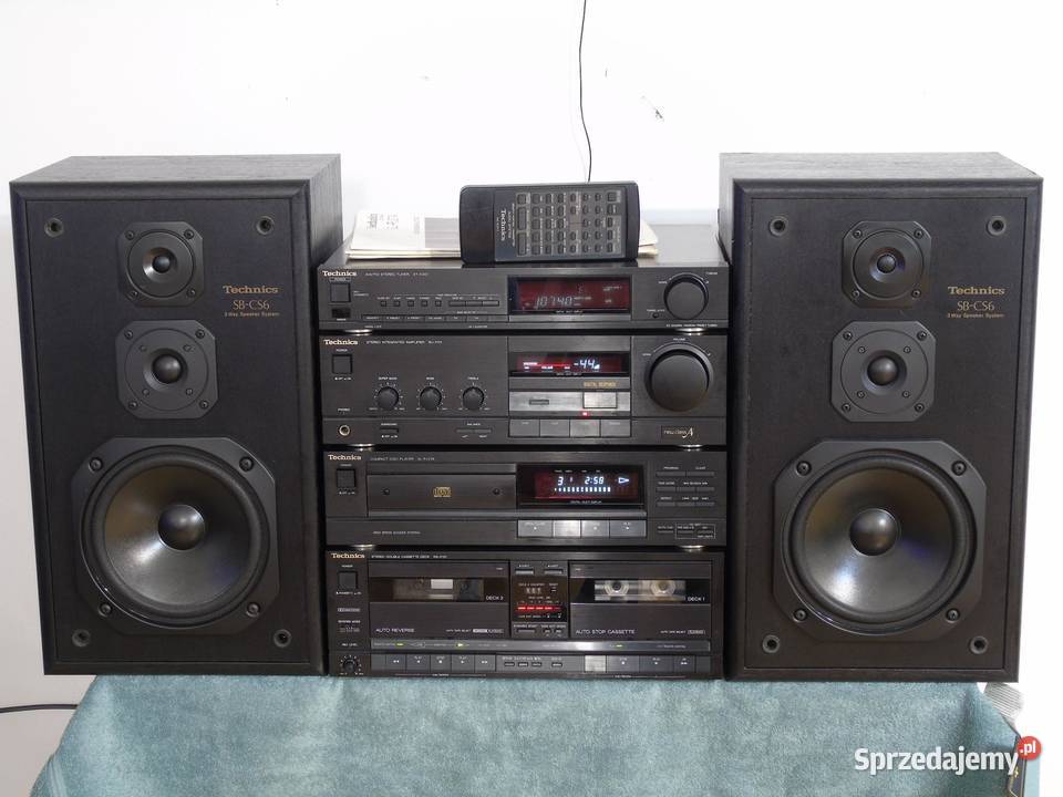 Wieża Technics SAX101 pilot kolumny DOSTAWA podkarpackie Jasło sprzedam