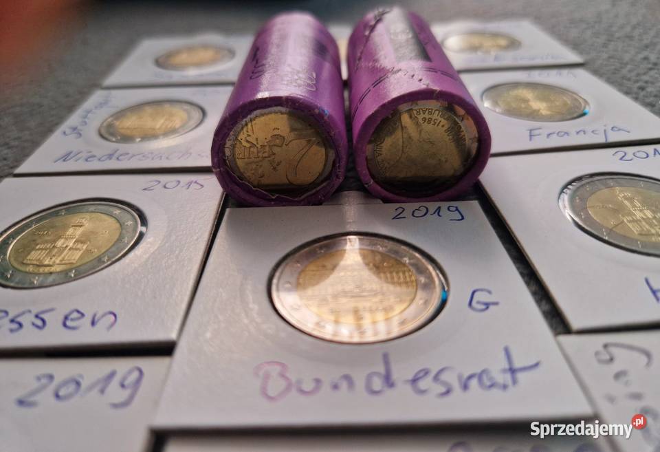 2 euro Okolicznościowe mennicze rolki śląskie Sosnowiec