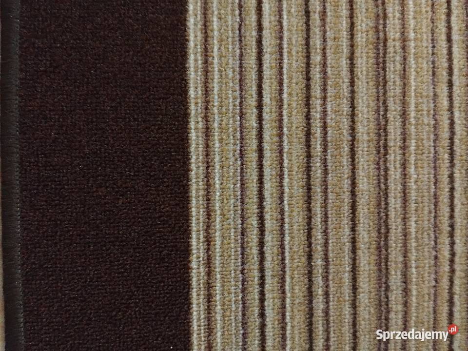 Sprzedam chodnik brązowo beżowy w prążki 80250