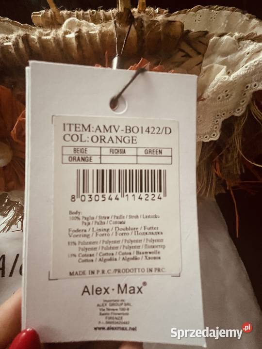 Letnia torba kosz xxl Alex Do ręki  Płock