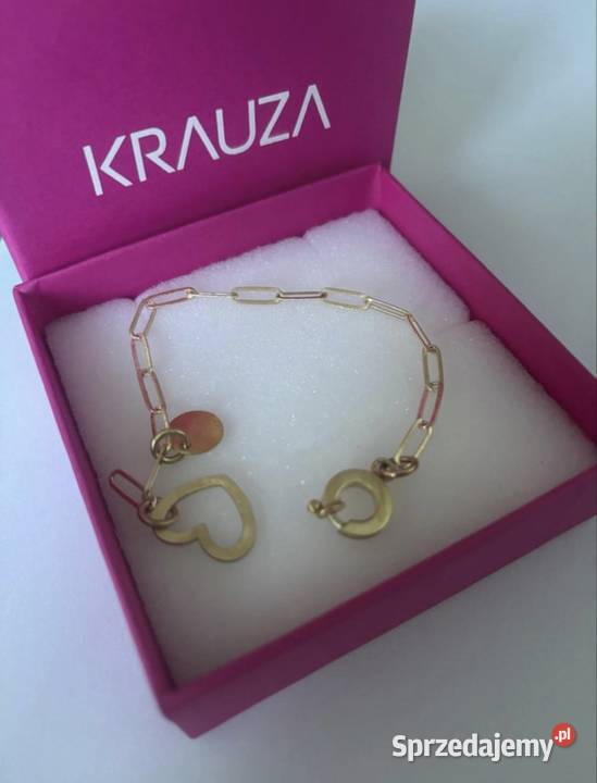 Bransoletka Krauza Design z sercem Bydgoszcz