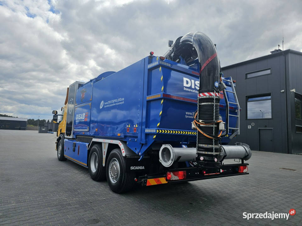 Scania DISAB ENVAC Saugbagger odkurzacz koparka świętokrzyskie Daleszyce