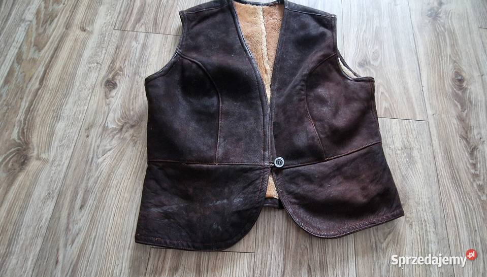 kamizelka z kożuszka kożuch 40 L brązowy Kraków