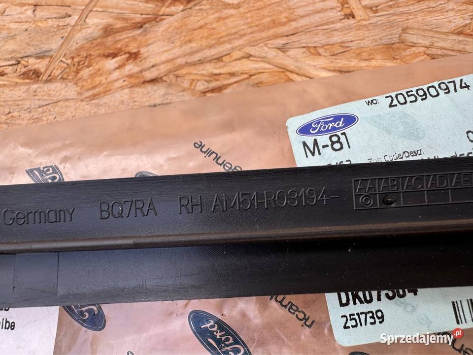 Listwa szyby czołowej prawa lewa Ford c mk2 osobowe wielkopolskie Sieraków sprzedam
