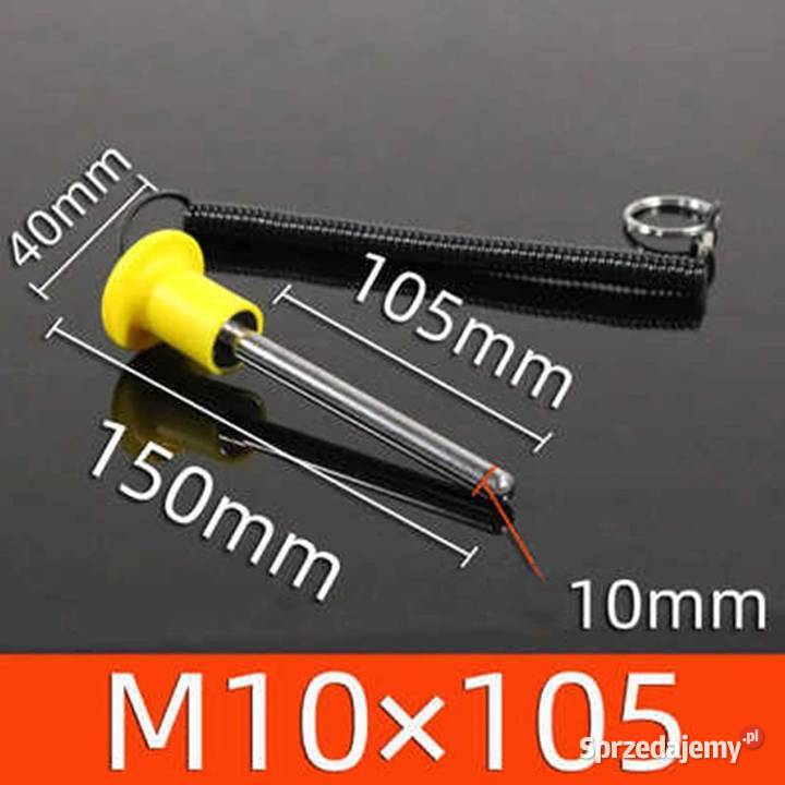 Blokada stosu PIN Klucz fi 10mm x 105mm magnes śląskie Częstochowa
