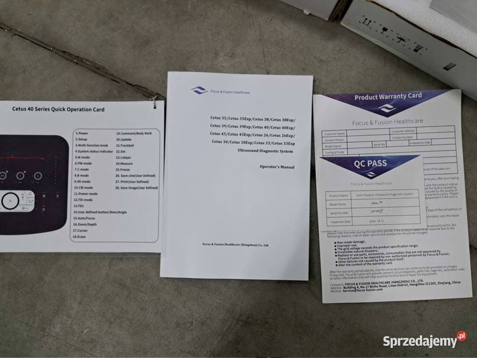 Aparat ultrasonograficzny FocusFusion Healthcare