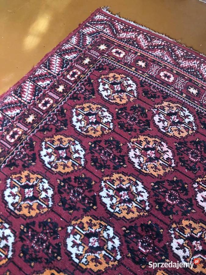 Duży dywan PRL vintage oryginał 1965 Kalwaria Zebrzydowska