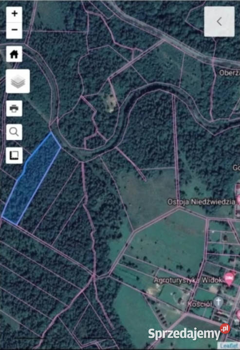 Bieszczady gm Cisna działka do sprzedania