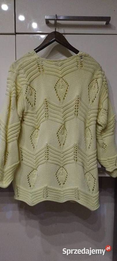 Sweter w ażurowe wzory Rozmiar 40(L) sprzedam
