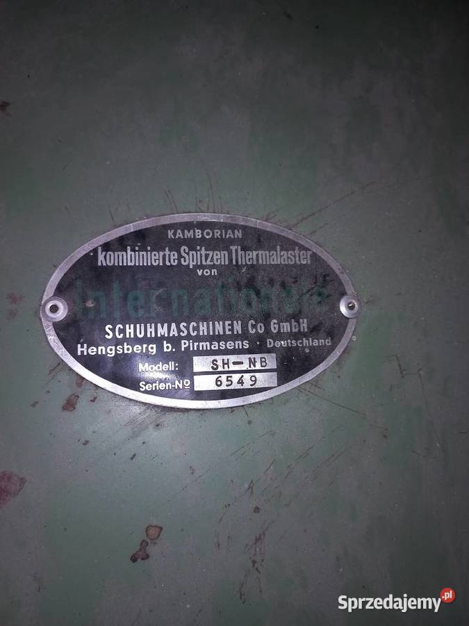 Ćwiekarka czubków Internationale pneumatyczna Produkcja śląskie Myszków