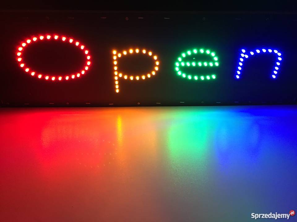 SZYLD DIODOWY Reklama LED FRYTKI 100x25 mazowieckie Warszawa