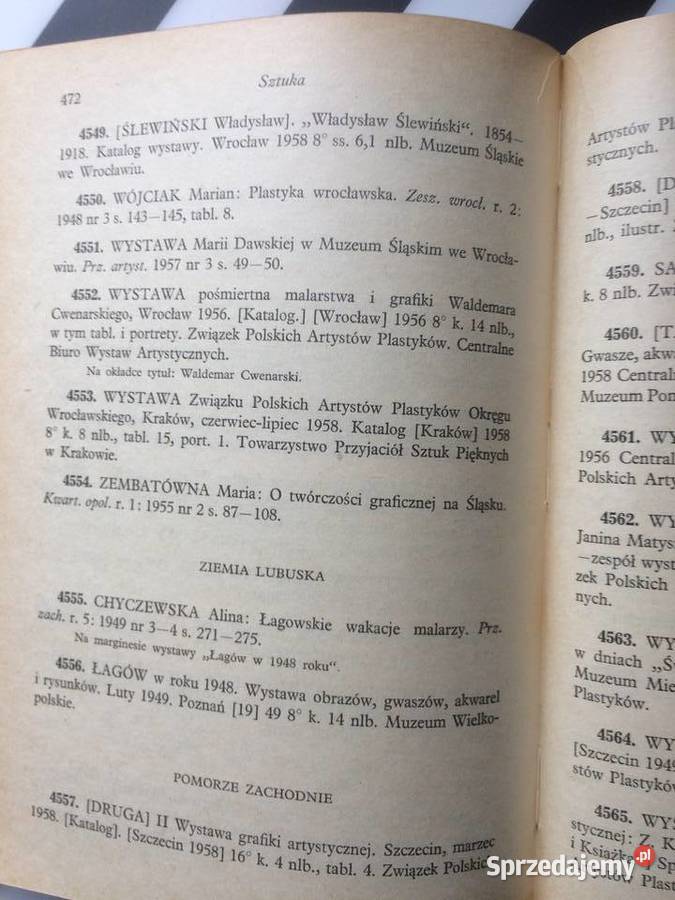 3657 Bibliografia Ziem Zachodnich 1945 1958 Antykwariat Szczecin sprzedam