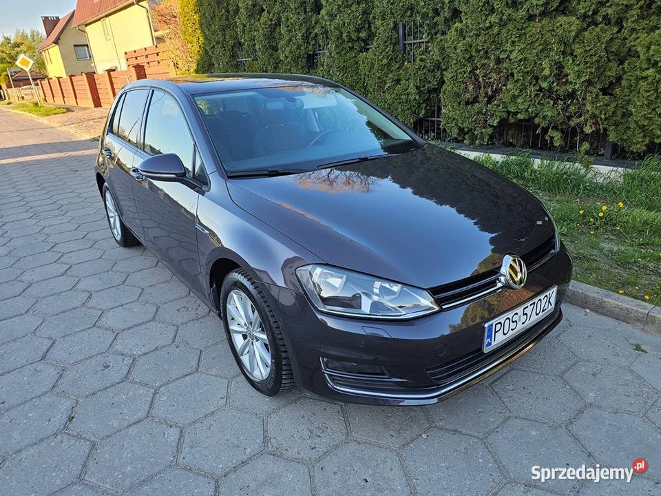 VW Golf VII Lounge 14 TSI 125 2015 r Zarej Stan kurtyny powietrzne Ostrów Wielkopolski