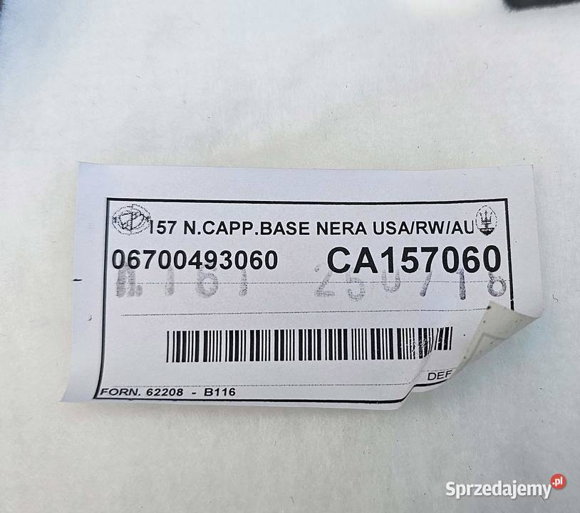 Półka tylna MASERATI GHIBLI 2020 wielkopolskie Kalisz