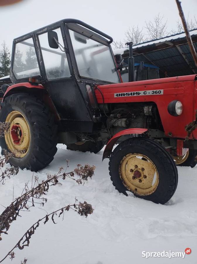 Ciągnik rolniczy Ursus c360355 zarejestrowany w Rolnictwo Bidziny