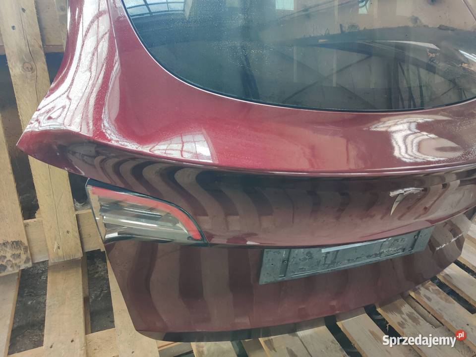 TESLA MODEL Y 2023 TYLNA KLAPA BAGAŻNIKA LAMPY Karoseria Rudziniec
