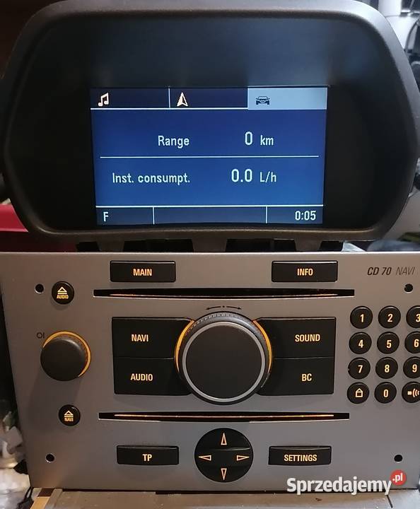 MERIVA A Radio CD70 Navi Z Bluetooth Wyświetlacz Sprzęt audio fabryczny Poznań