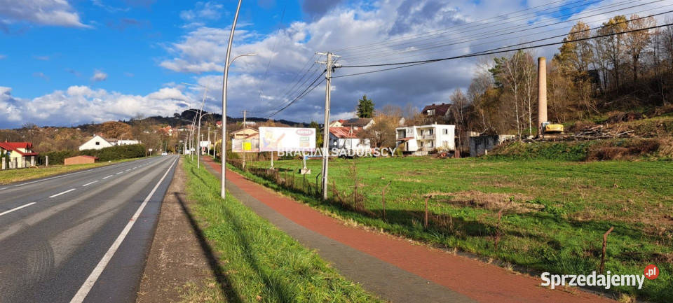 Działka Nowy Sącz 8600m2 asfalt