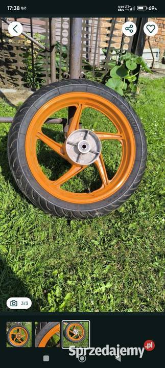 Koło tylne felga honda CBR 125 jc50 repsol Pozostałe podkarpackie