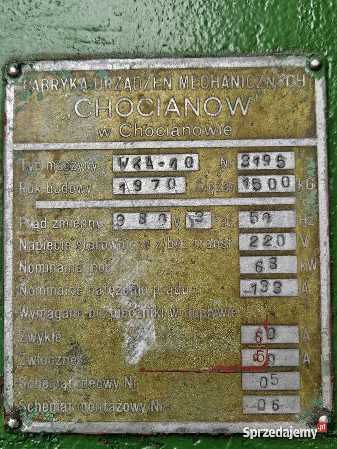 Wiertarka WKA40 Chocianów Dobre Miasto