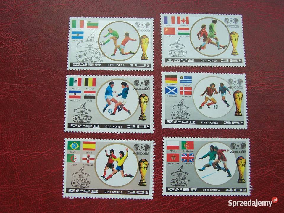 Korea 1986 MNH Mi 272833 Sport Piłka nożna MŚ Tychy
