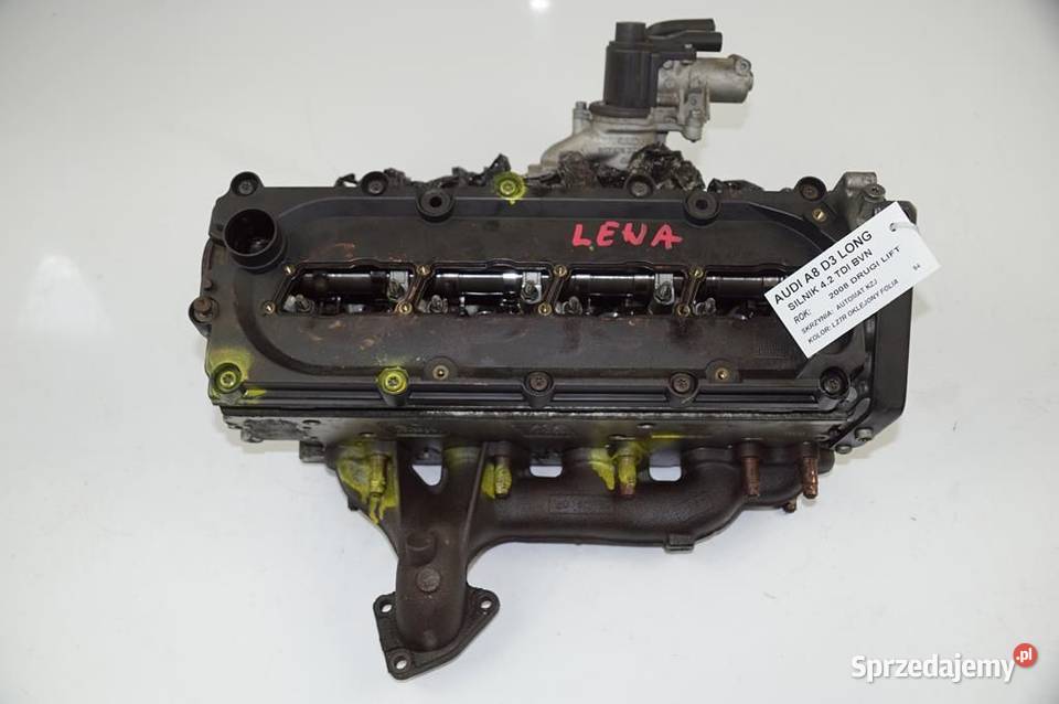 GŁOWICA LEWA AUDI A8 D3 42TDI BVN 2008r osobowe Lipno