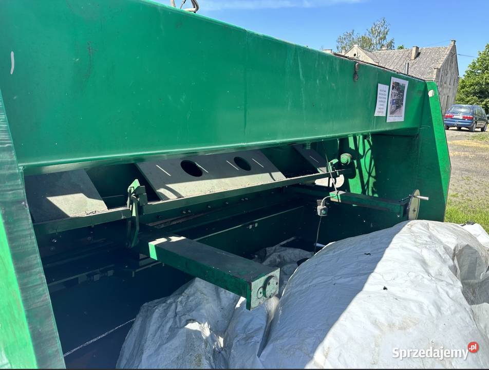 Nożyce gilotynowe hydrauliczne NGH 63 Lubicz Górny