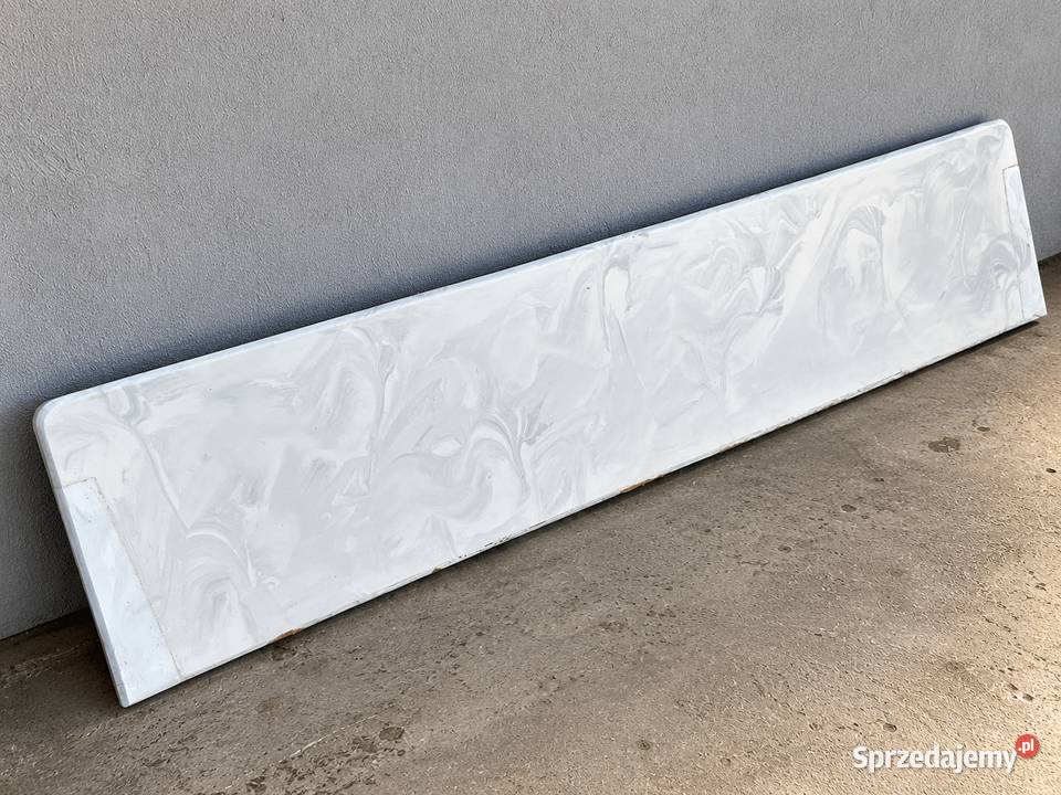 Parapet wewnętrzny 168 35 biały marmurkowy Pozostałe Łańcut sprzedam