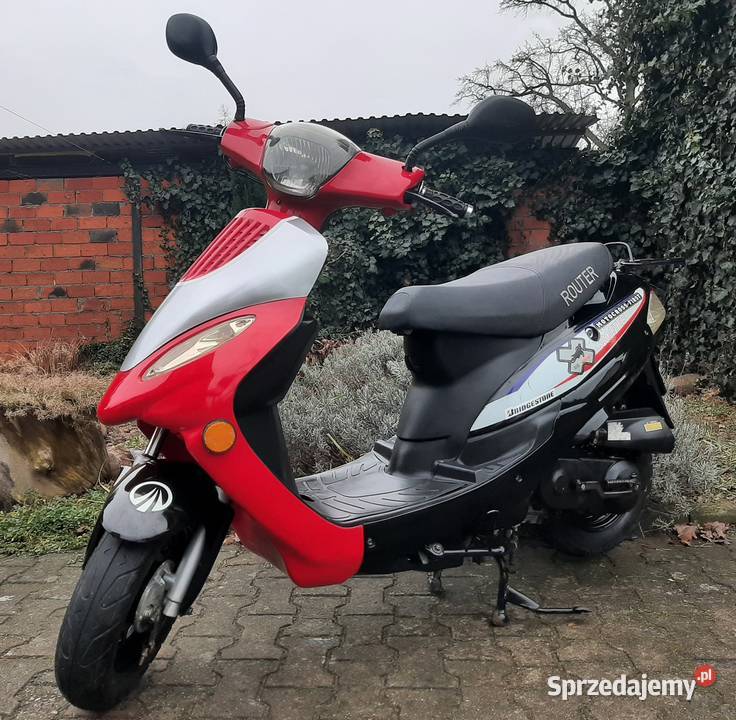 Zadbany skuter Romet Router Bassa 50 4t 2019r 49cm3 Tuczno
