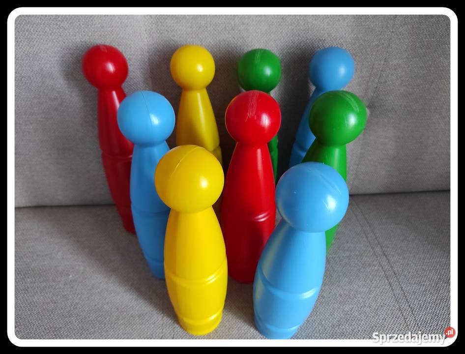 Kolorowe kręgle zabawka dzieci 9 sztuk 25 Pozostałe Płock