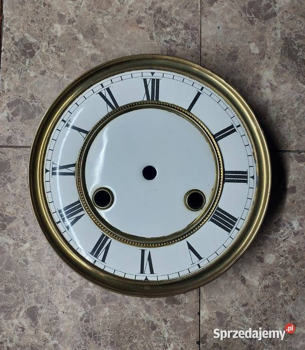 698 Tarcza starego zegara ściennego FMS 145 5632 Antyki