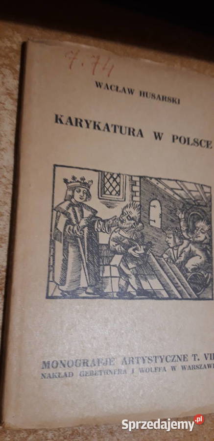 KARYKATURA W POLSCE Z 32 REPROD Husarski Wwa1926 Iwno sprzedam