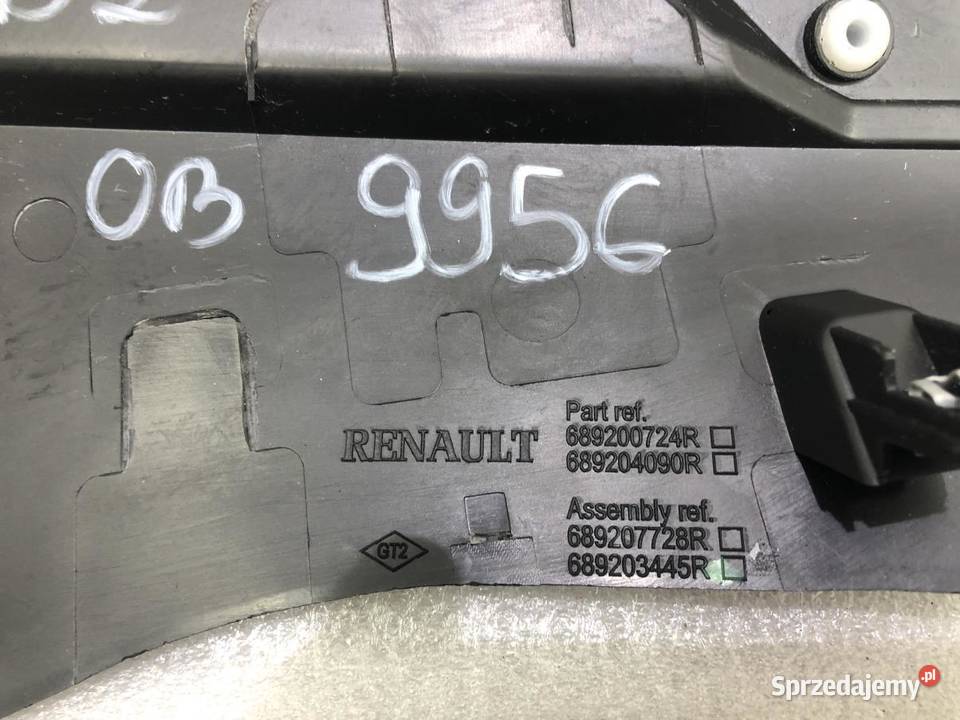 OSŁONA TUNELU PRAWA 689200724R DACIA DUSTER II