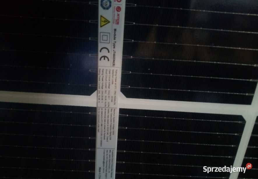 Panel Fotowoltaiczny Jetion 450W JT450SNt B Dual sprzedam