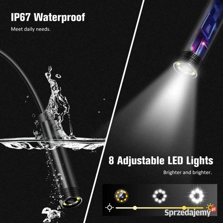 Kamera Inspekcyjna Endoskopowa 5 metrów 1080P HD dolnośląskie