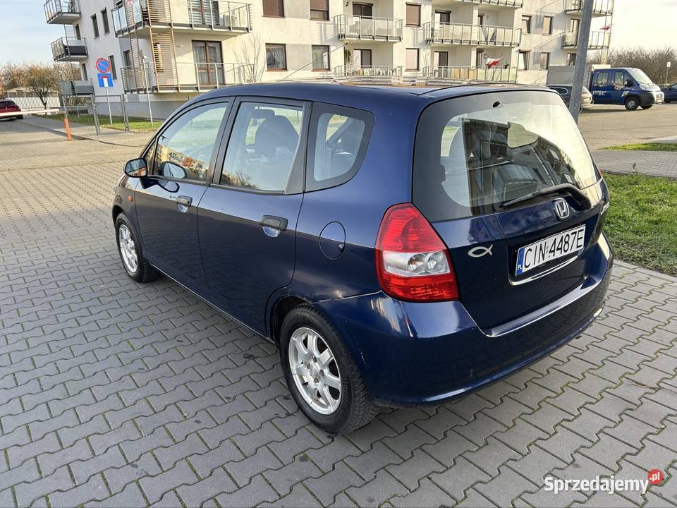 Honda Jazz 13 benzynka klima zimówki niebieski Inowrocław