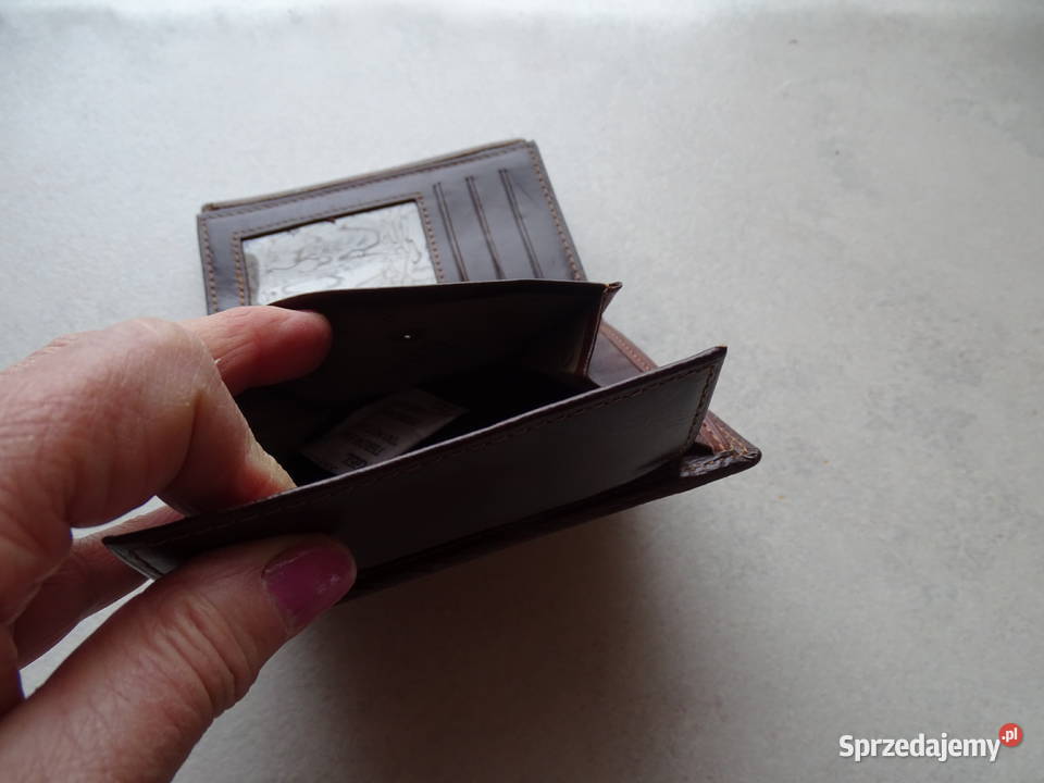 Męski skórzany portfel WILD HUNTER brązowy