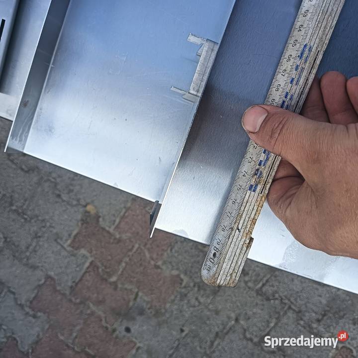 Półka gastronomiczna wiszaca 80x30 podwójna Słupia Kapitulna