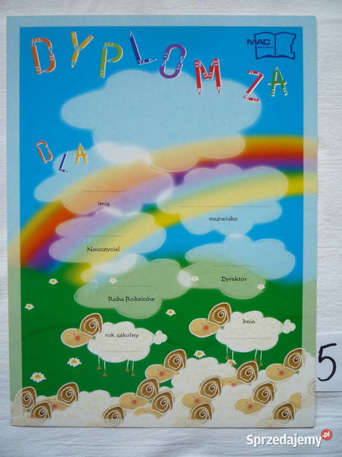 Dyplomy szkolne Uniwersalne Format A4 Szczecin