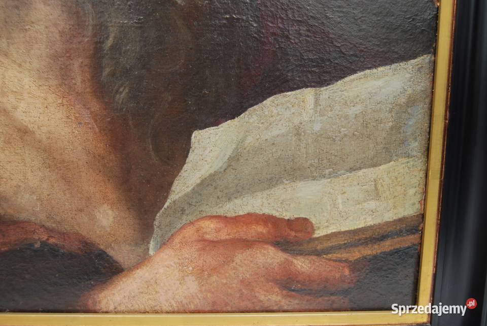 Obraz Święty Mateusz wg Caravaggia olej Poznań sprzedam