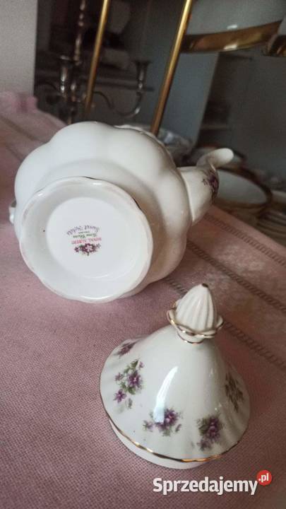 Dzbanek Royal Albert Sweet Violets Słodkie pomorskie Gdańsk