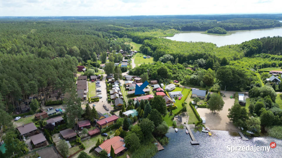 Działka rekreacyjna z domkiem jeziorem 1050zł/m2 Osiny sprzedam