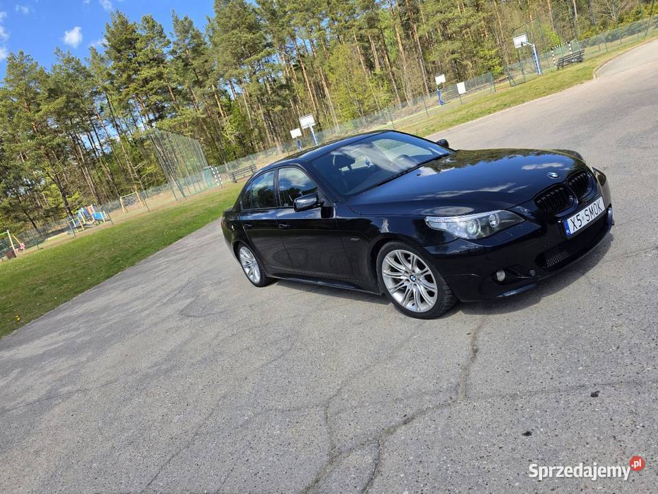 BMW E60 525i M54B25 2004 Mpakiet Shadowline radio Kaliska Kościerskie