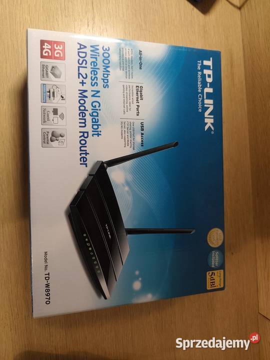 Router TPLINK TDW8970 ADSL2 modem wifi USB